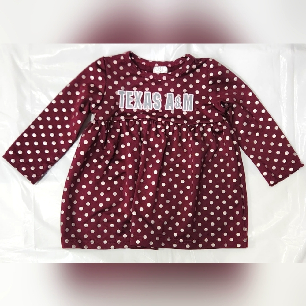 Colosseum Texas A&M Aggies blouse dress baby size 3-6 months